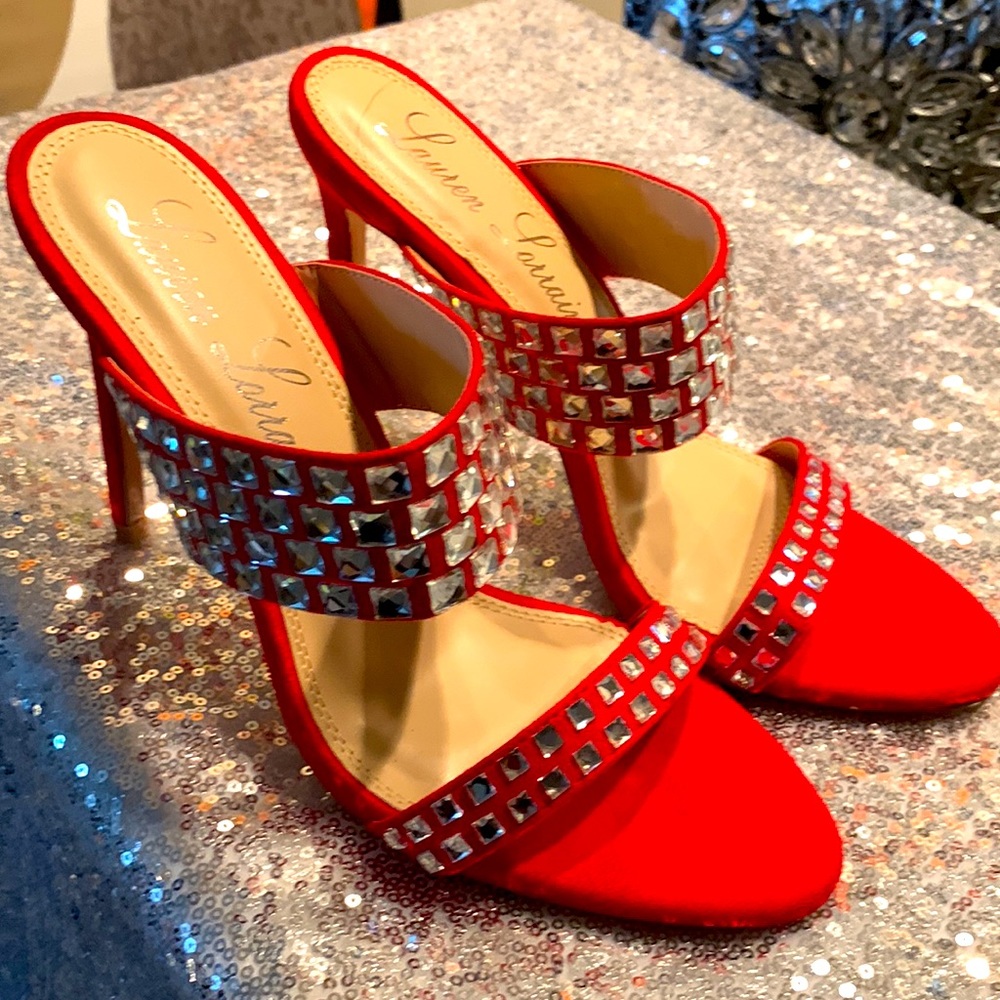 Brand New, Never Worn - Beautiful Red Heels Sz 8.5
